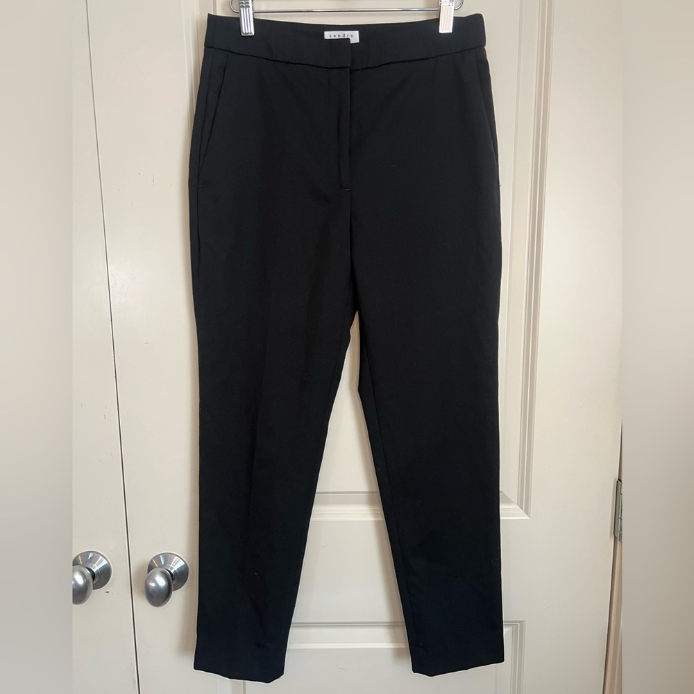 Sandro Wool Blend Dress Pants Size 36 (US 4) - Picture 3 of 9